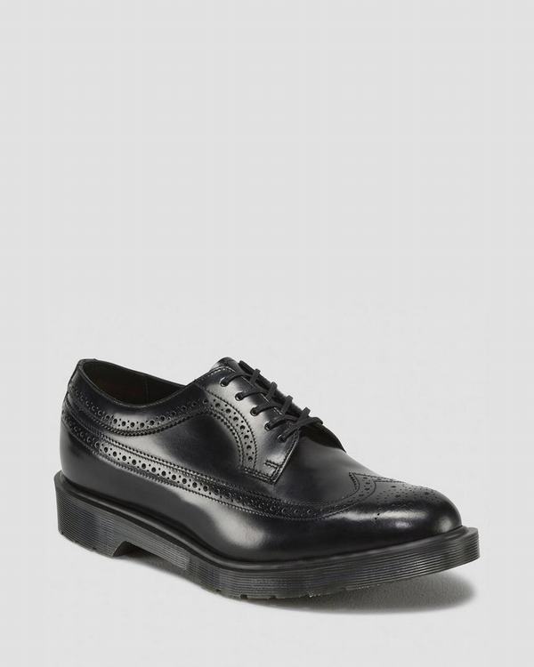 Dr Martens Dámské Polobotky 3989 Boanil Brush Černé, CZ-419362